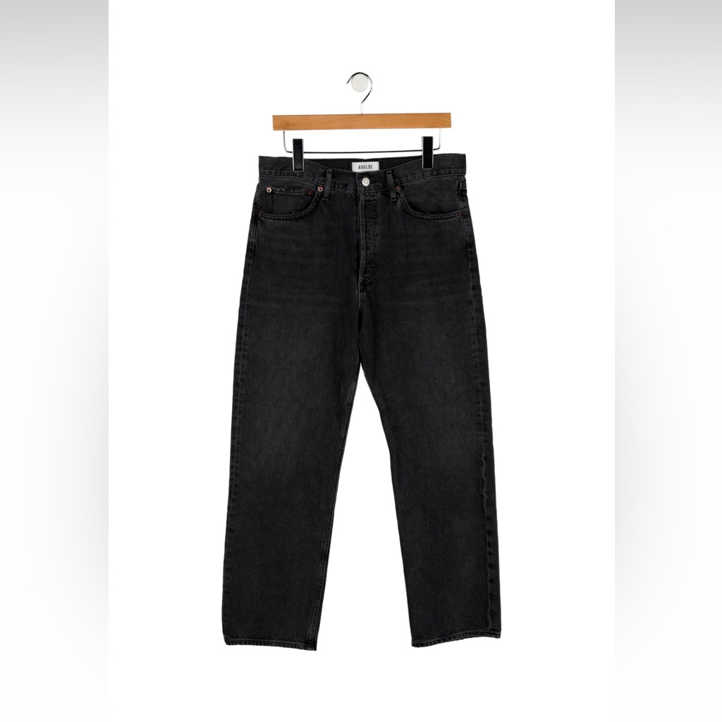Agolde Black High Rise Jeans Timeless Style